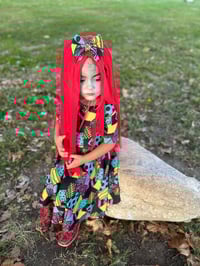 Image 1 of Sally halloween dress and bow.