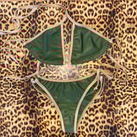 Image 1 of * ੈ♡‧ ₊ tie side bella bottoms & medium regular cup