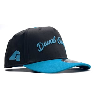 Image of Duval County - Black and Teal - Snapback
