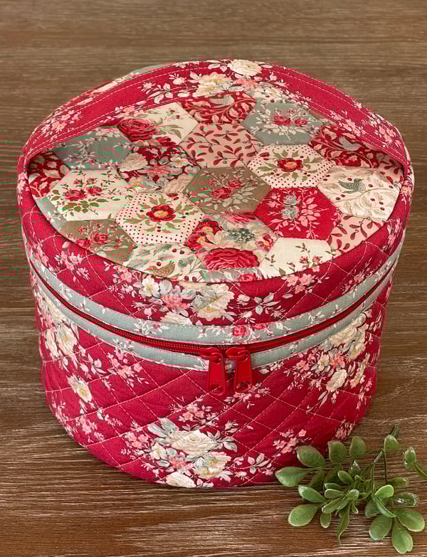 Image of Rosalie Train Case  kit  with pattern 