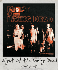 Image 4 of Night of the Living Dead hoodie - front and rear prints!