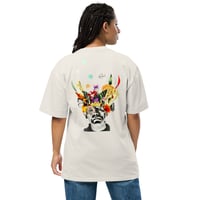 Image 3 of Frankenflower - Oversized Faded T-Shirt