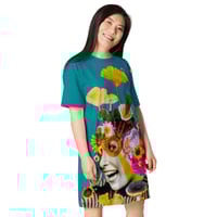 Image 6 of ONLY 2 AVAILABLE - Mizz Biloba - All Over Print T-Shirt Dress - Oversized Tee - TShirt Dress