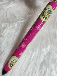 Image 2 of Keroppi Glitter Pen