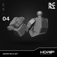 Image 4 of HDM+EX 1/144 Sniper Rifle Set [EX-04]