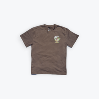 Walnut Brown Oversized Tee