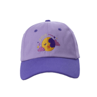 Image 1 of The Moon Arcana Tarot Purple Two Tone Dad Cap