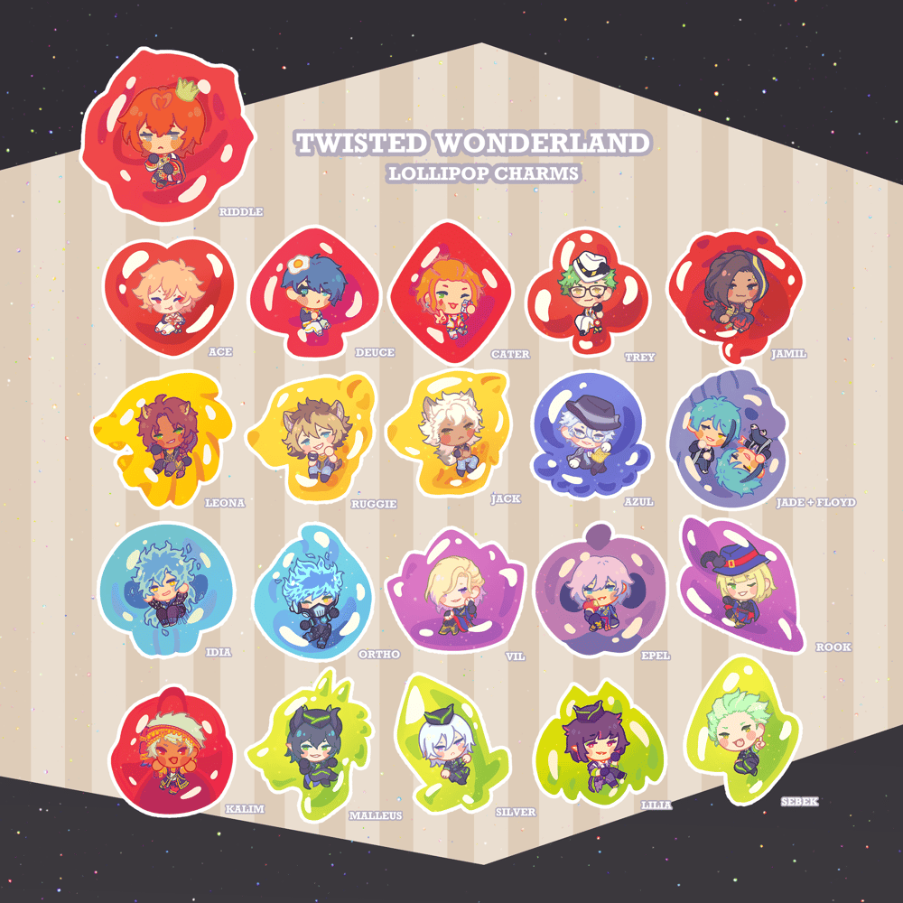 Image of TWISTED WONDERLAND LOLLIPOP CHARM