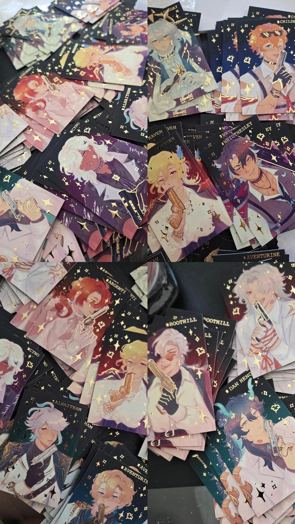 Image of GOLD FOIL PHOTOCARDS