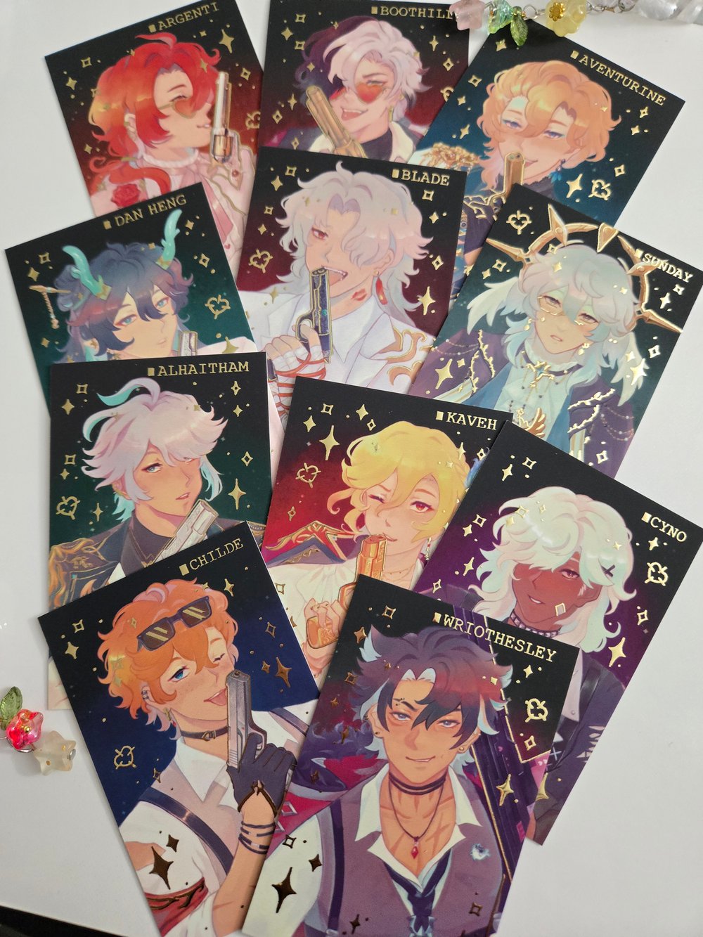 Image of GOLD FOIL PHOTOCARDS