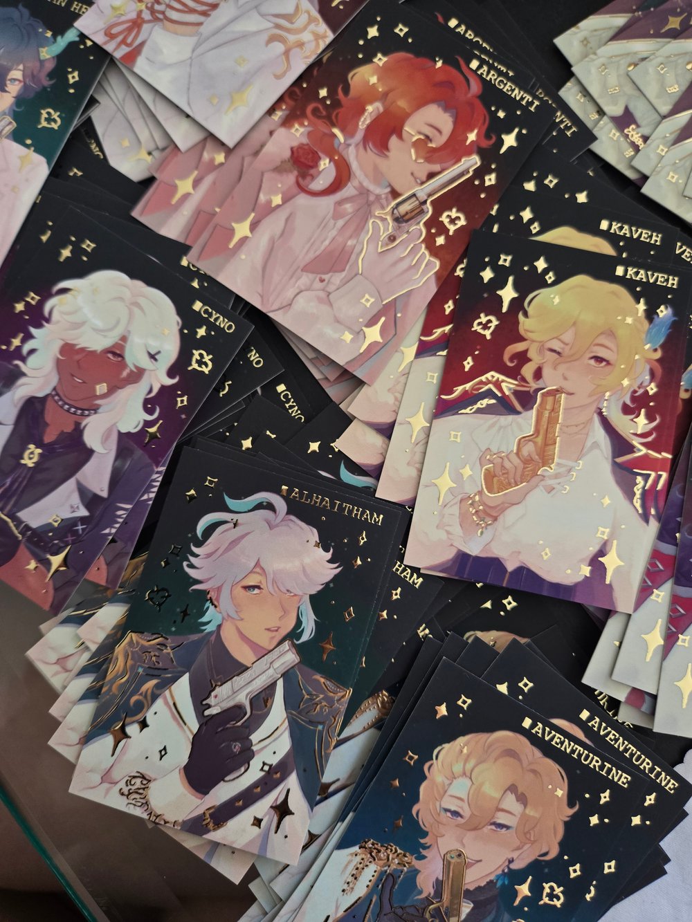 Image of GOLD FOIL PHOTOCARDS