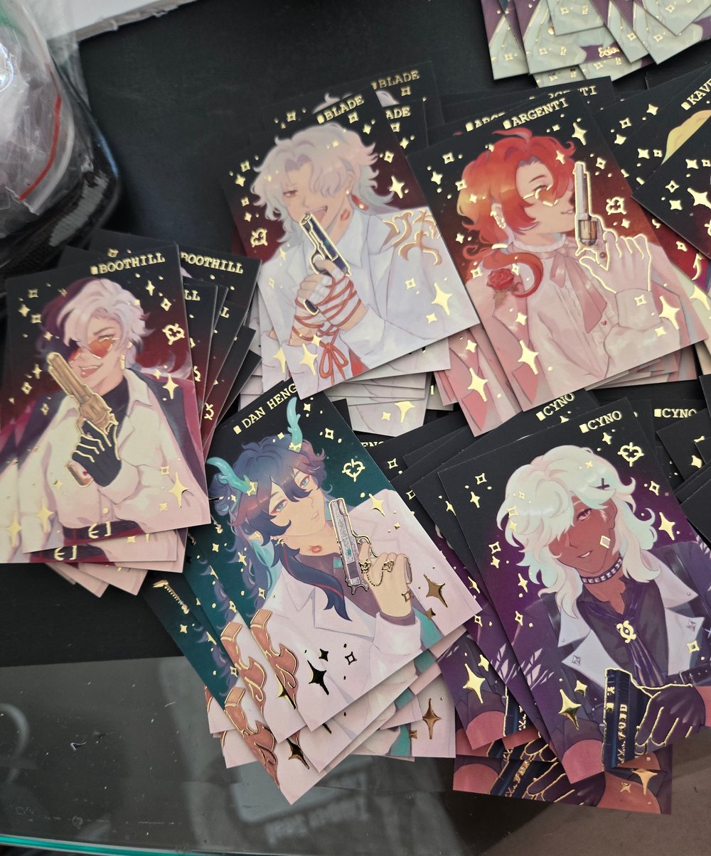 Image of GOLD FOIL PHOTOCARDS