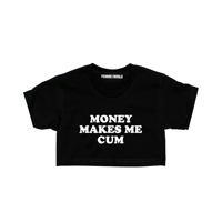 Image 2 of MONEY MAKES ME WET CROP-TOP