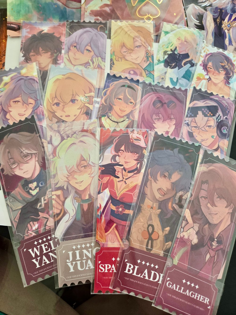 Image of [LEFTOVERS] HSR TICKET BOOKMARK GACHA