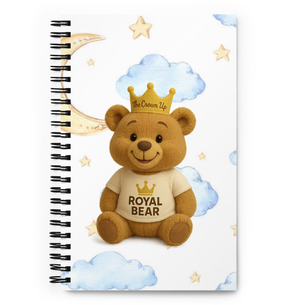 Image of Royal Bear Toddler Spiral Notebook