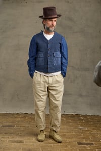 Image 16 of Capital Patchwork Jacket - Washed  blue