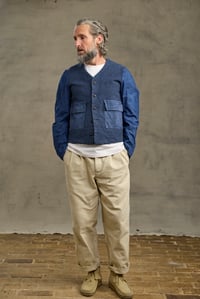 Image 4 of Capital Patchwork Jacket - Washed  blue
