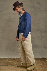 Image 7 of Capital Patchwork Jacket - Washed  blue
