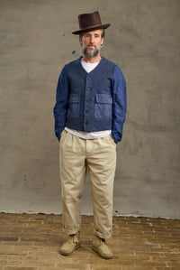 Image 8 of Capital Patchwork Jacket - Washed  blue