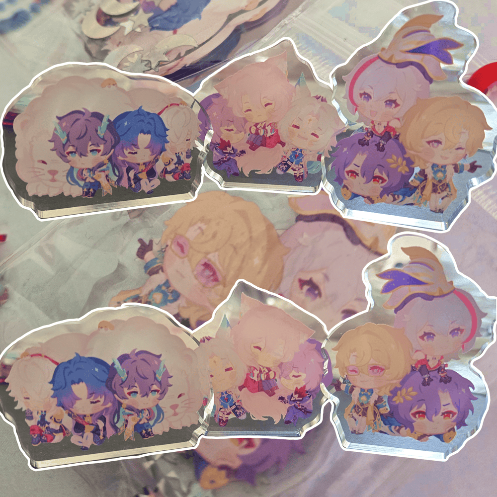 Image of [LEFTOVERS] HSR THICK ACRYLIC BLOCK & CHARM