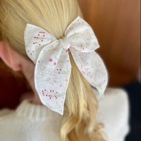 Rosy Meadowsweet Longtail Bow