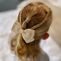 Image 2 of  Acorn Linen bow / Classic 