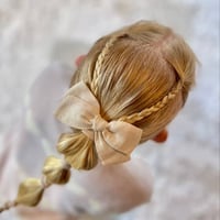 Image 1 of  Acorn Linen bow / Classic