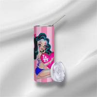 Selena Dulce striped tumbler