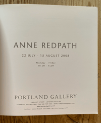 Image 2 of Anne Redpath Exhibition Catalogue