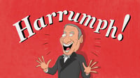 Mel Brooks "Harrumph!" sticker