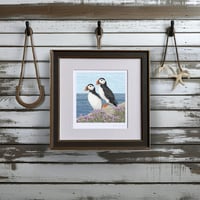 Image 2 of  PUFFIN ART PRINT