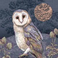 Image 6 of INKY BARN OWL ART PRINT
