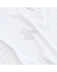 Image 2 of RendezVous White Strass T-Shirt