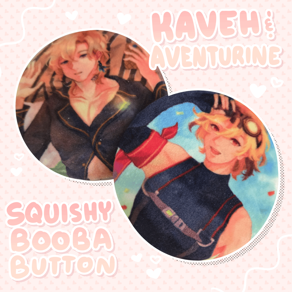 Image of [DISCONTINUING] AVENTURINE & KAVEH BOOBA BUTTON