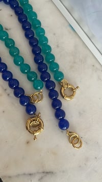 Image 4 of Collier BIG CARMEN bleu