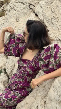 Image 3 of 1980s Saint Laurent Rive gauche cotton dress