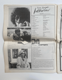 Image 3 of Interview (January 1974): Berry Berenson-Perkins & Tony Perkins cover