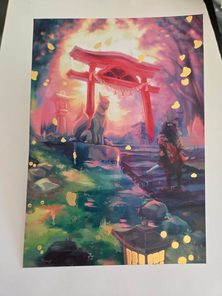 Image of [DISCONTINUING] FOIL KAZUHA PRINT