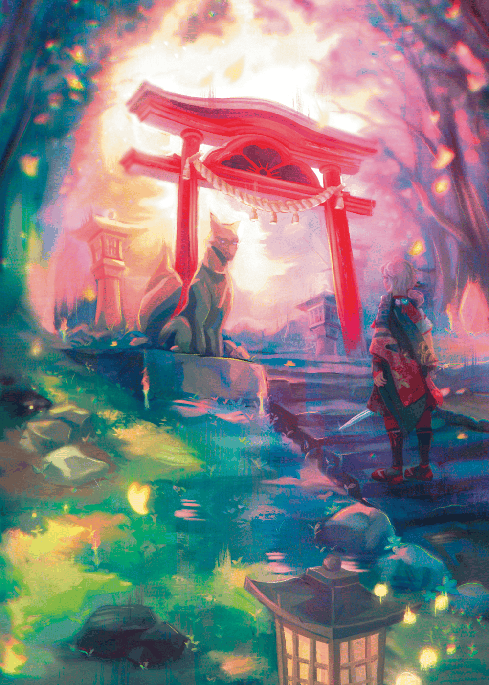 Image of [DISCONTINUING] FOIL KAZUHA PRINT