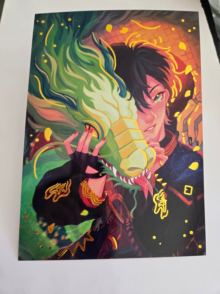 Image of [DISCONTINUING] ENSTARS MIKA FOIL PRINT