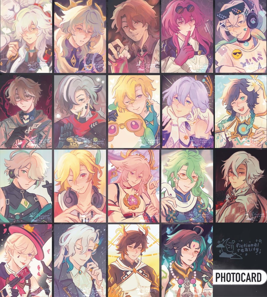 Image of [LEFTOVERS] HOYOVERSE GACHA HOLO PHOTOCARDS