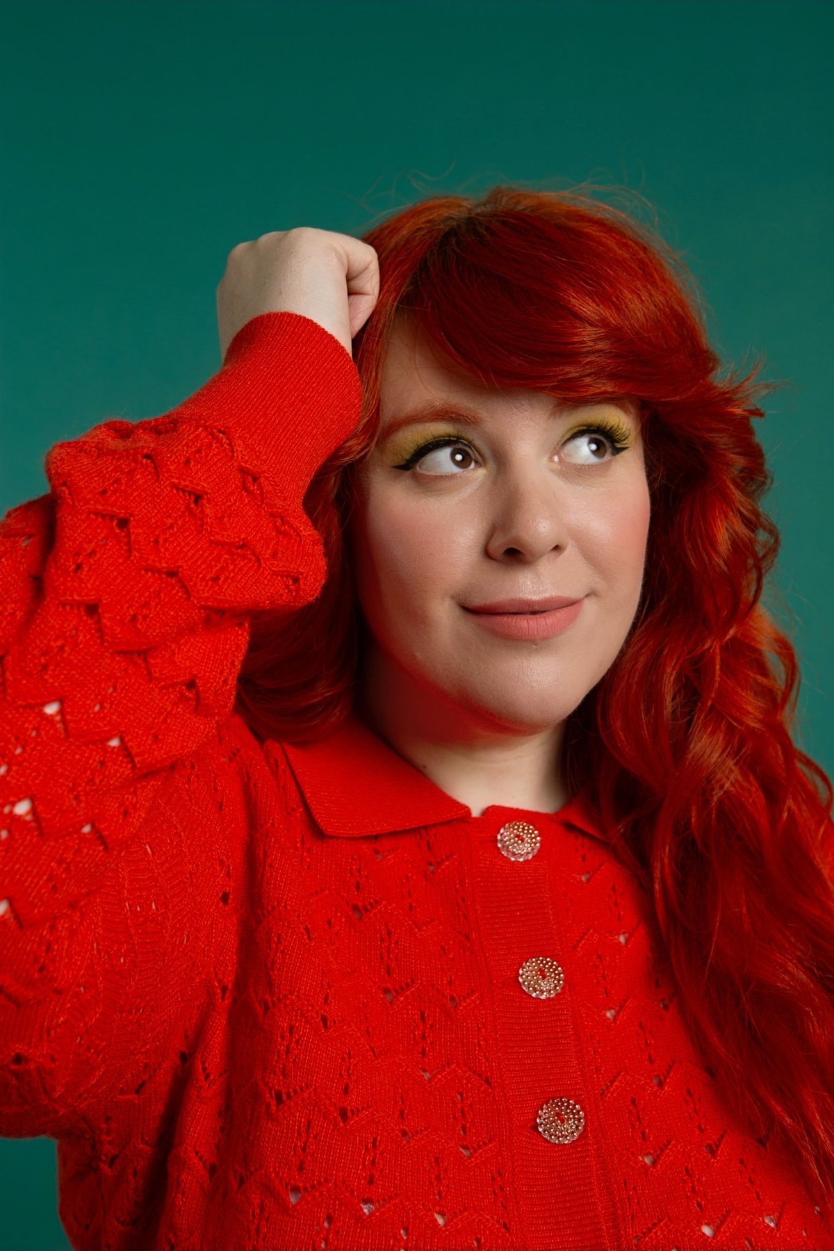 Image of Cardigan naranja