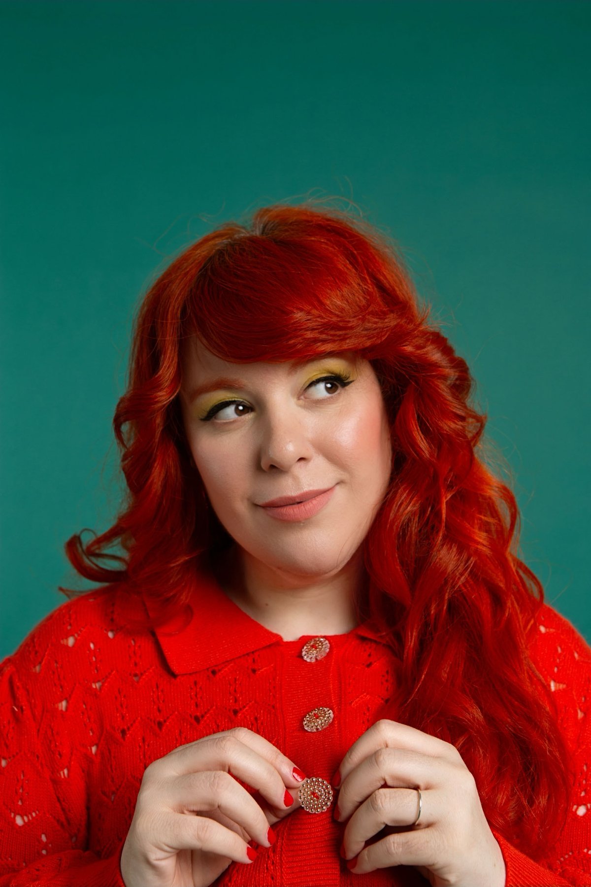 Image of Cardigan naranja