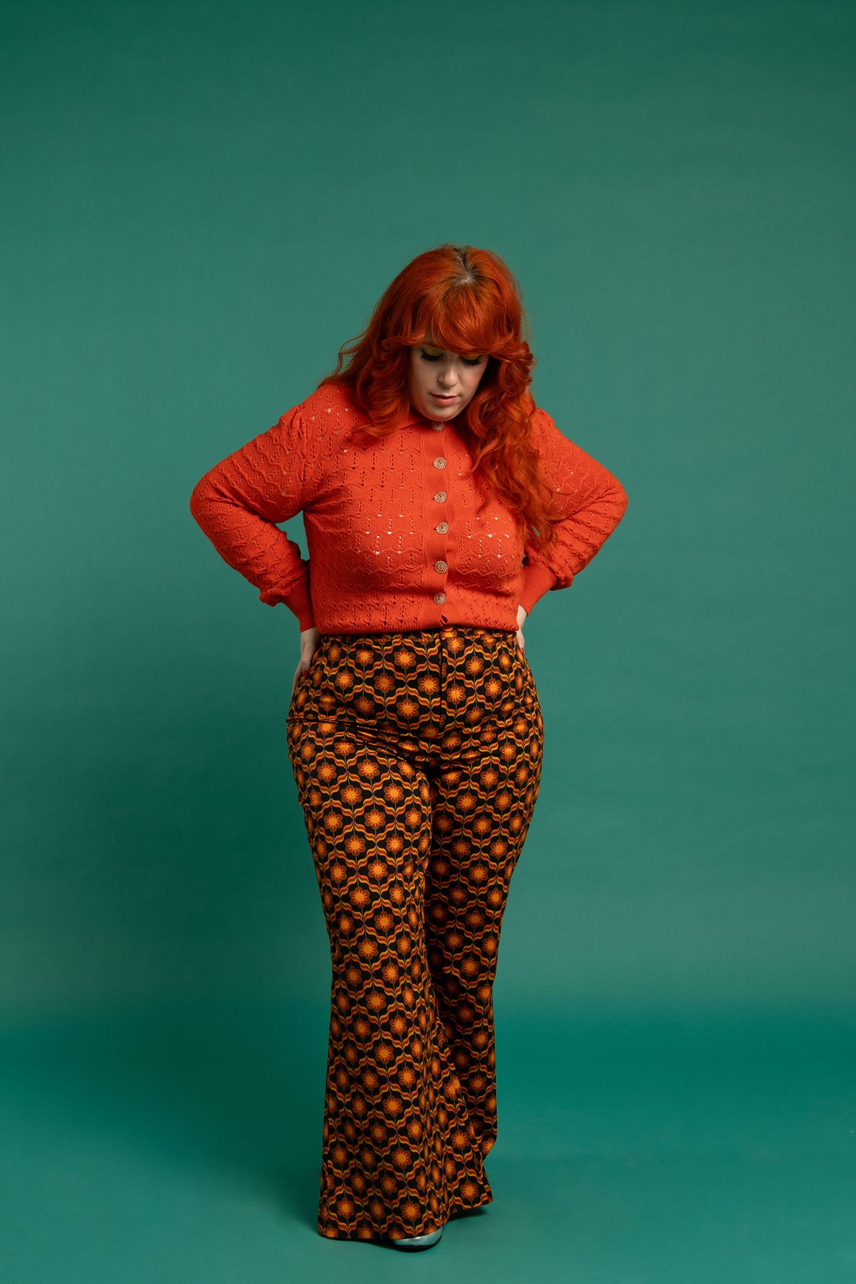 Image of Cardigan naranja