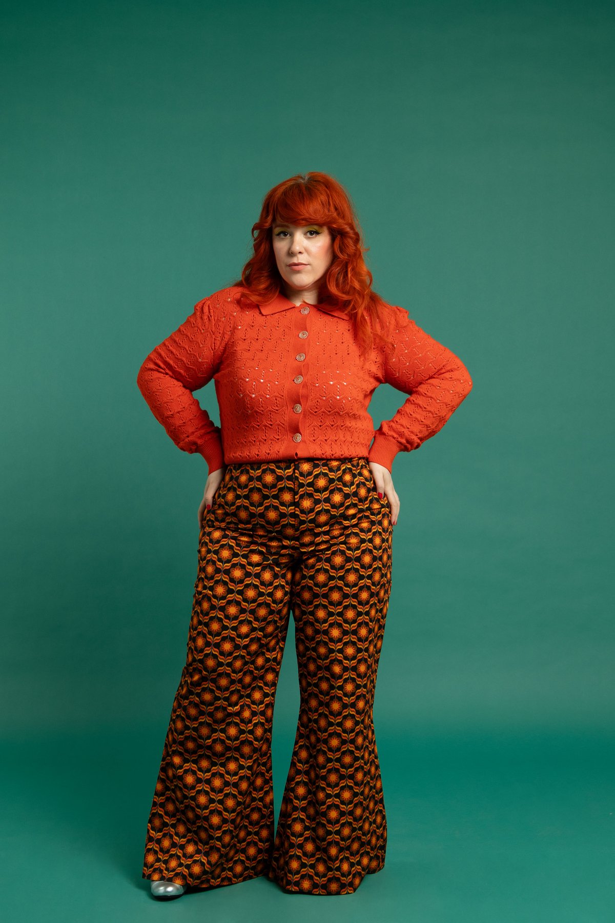 Image of Cardigan naranja