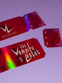 Image 4 of The Vampire Lestat - Concert Ticket / Bookmark