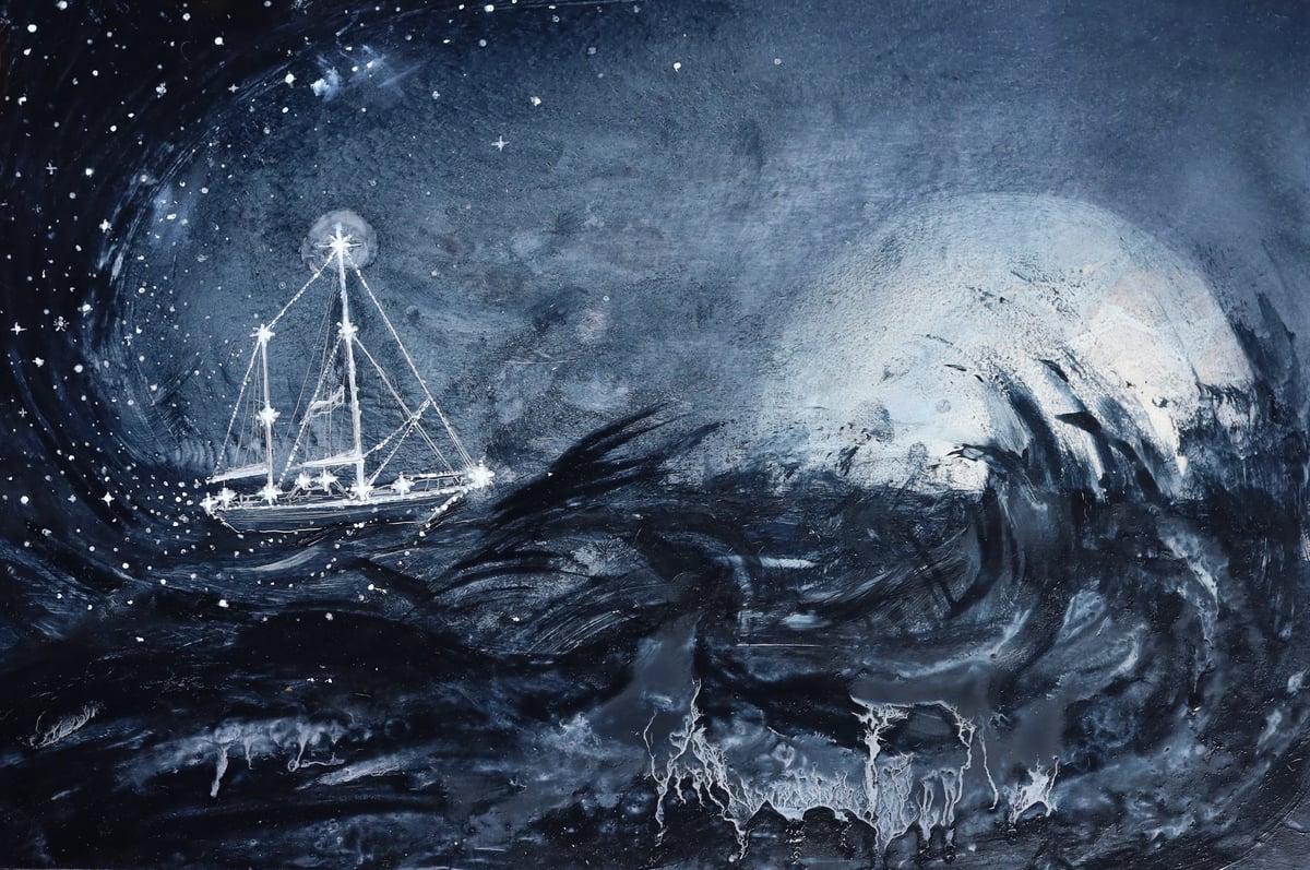 Raffle for Gaza - 'Madleen' Original Painting