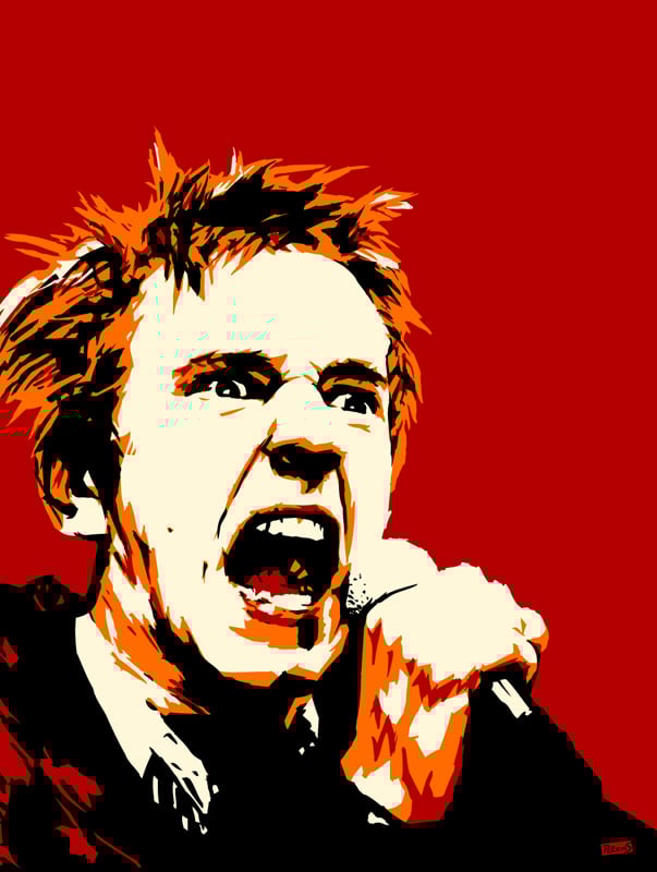Image of "Perkins 77" Art Print Series - 7701 Johnny Rotten