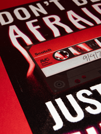 Image 3 of Don't be afraid, just start the tape - Print