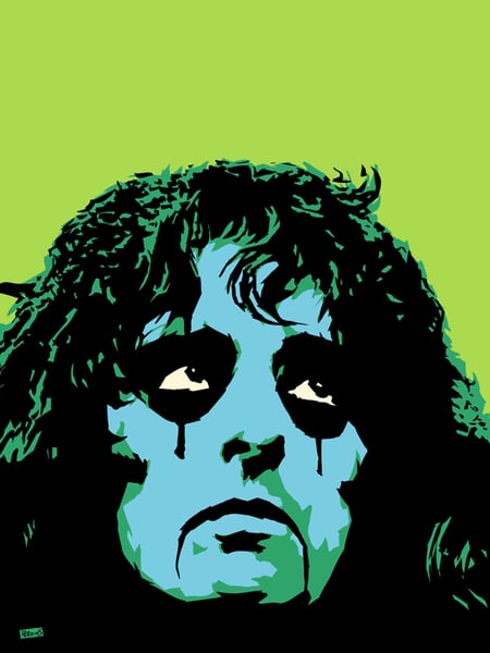 Image of "Perkins 77" Art Print Series - 7704 Alice Cooper